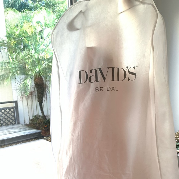 Strapless blush pink gown from David’s bridal. Worn once - Picture 9 of 12